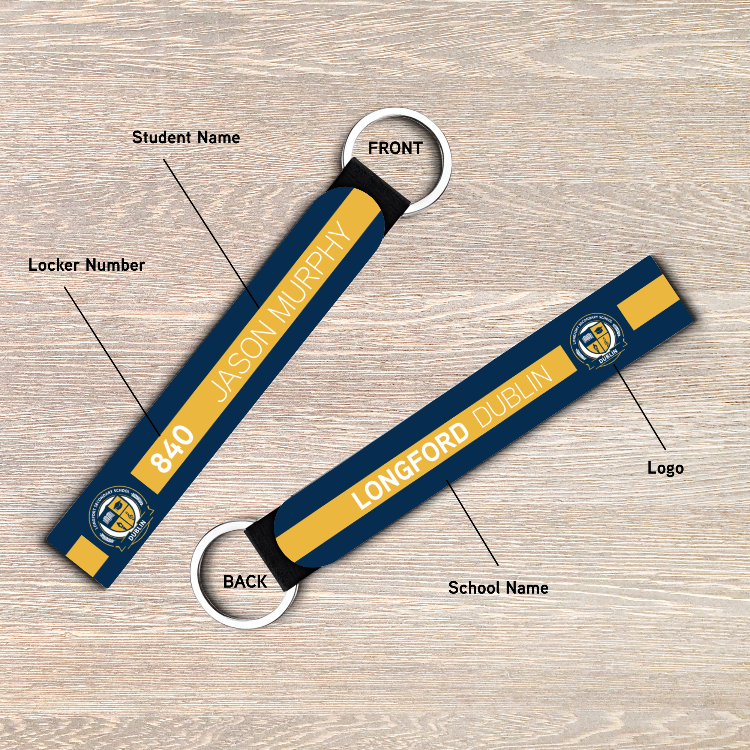 Customised Wristlet Keyring