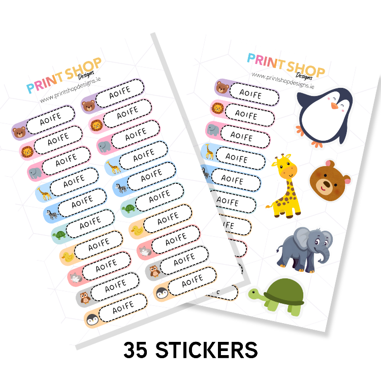 Animal Sticker Sheets