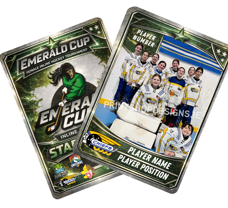 Bangor Chiefs Emerald Cup Trading Card