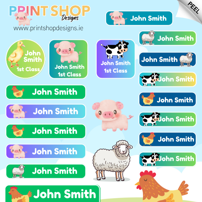 Farm Sticker Sheet