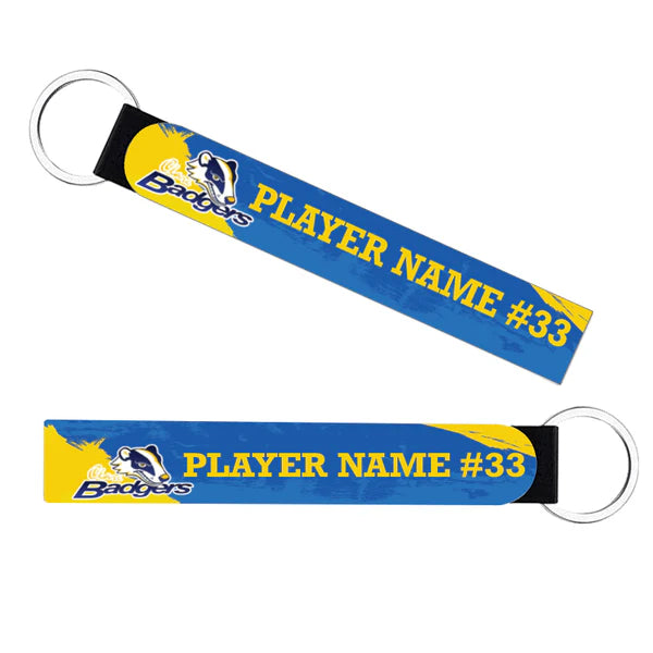 Customised Wristlet Keyring