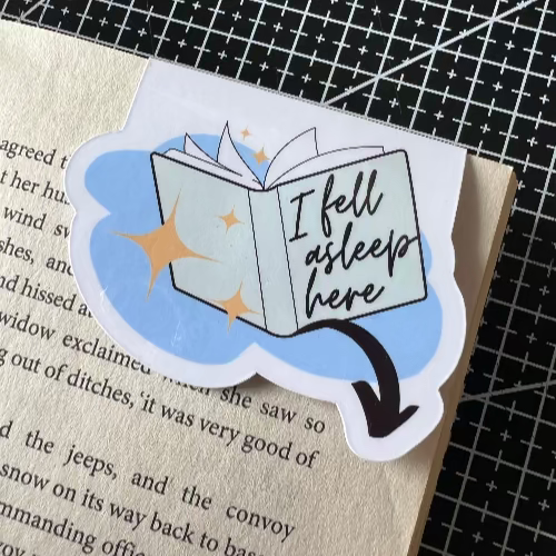 I fell askeep here | Magnetic Bookmark