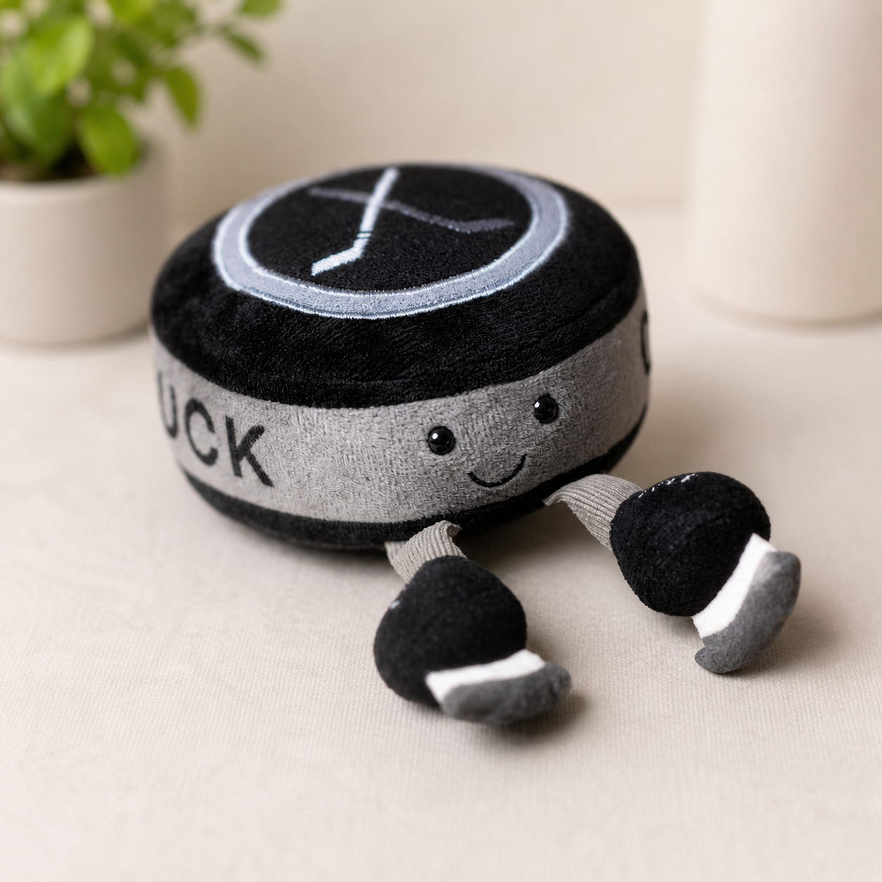 Hockey Puck Plush
