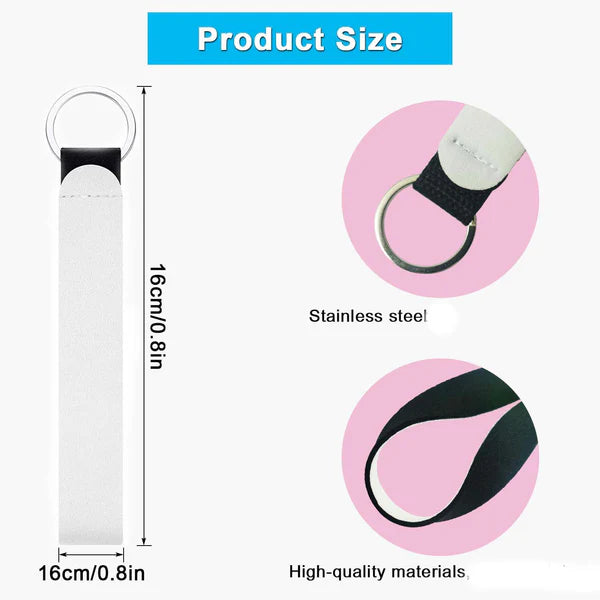 Customised Wristlet Keyring