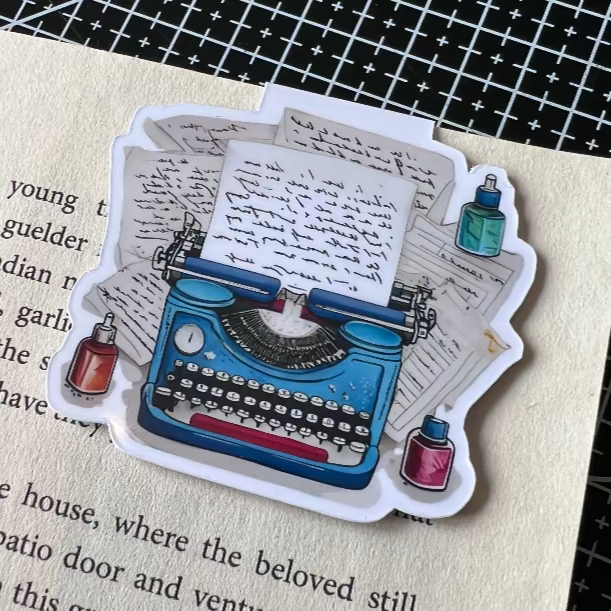 Typing | Magnetic Bookmark