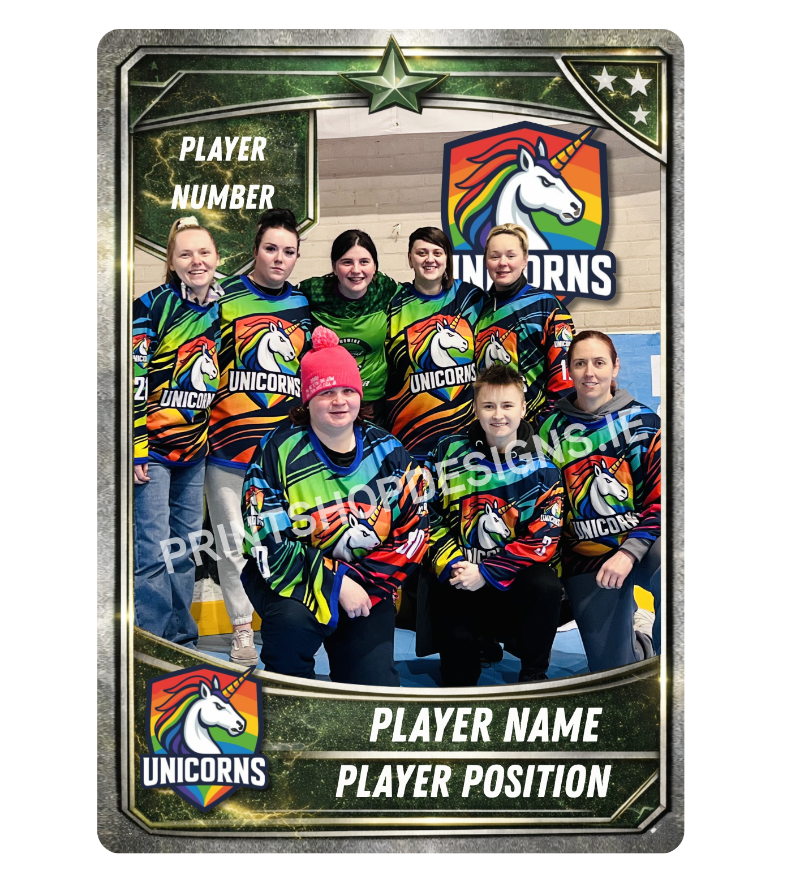 Unicorns SENIOR Emerald Cup Trading Card